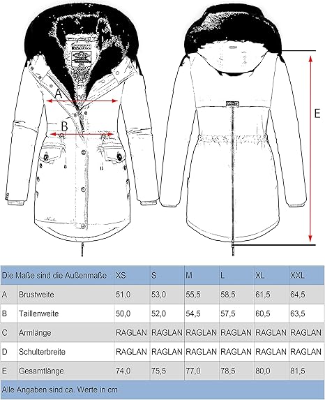 Navahoo Sweety Deluxe damen-Winterparka dunkeloliv