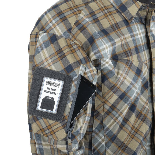 Helikon-Tex MBDU Flannel Shirt, Timber Olive Plaid