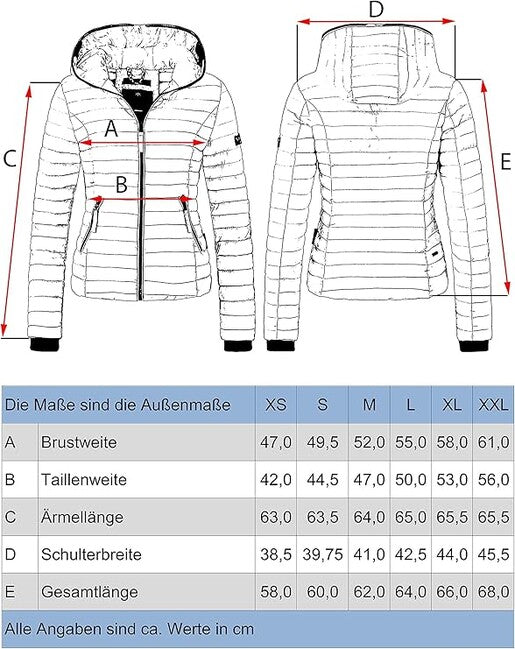 Navahoo Kimuk damen Übergangsjacke mit Kapuze, powder rose