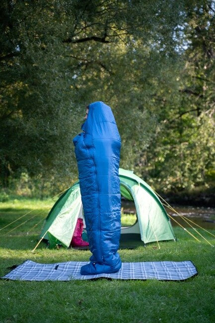 HUSKY Husky Synthetischer Drei-Jahreszeiten-Schlafsack -10, blau
