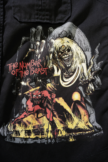 Brandit Iron Maiden ärmelloses shirt, schwarz