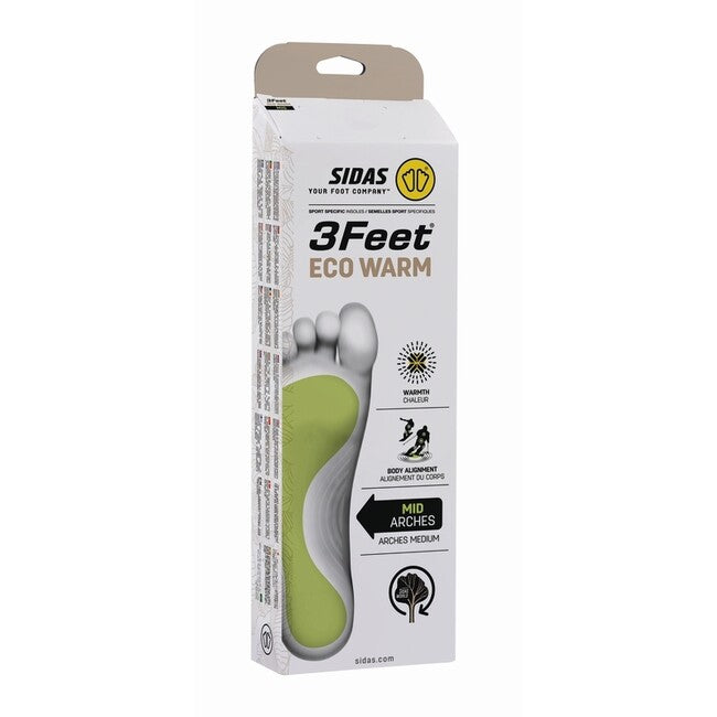 Sidas 3Feet Eco Warm Mid Einlegesohlen mit Unterstützung