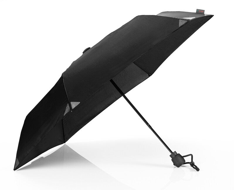 EuroSchirm light trek Ultra Ultraleicht Regenschirm Trek schwarz reflektierend