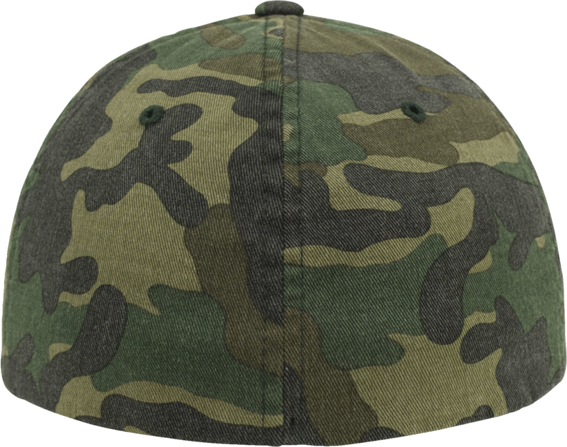 Brandit Flexfit Garment Camo kappe mit gewaschenem effekt, woodland