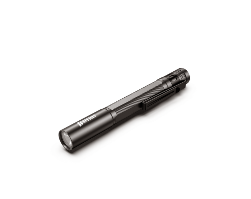 Speras M10 Plus Pocket EDC Flashlight, Grey
