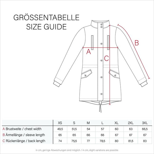 Navahoo Olessaa damen Winterjacke, bordeaux