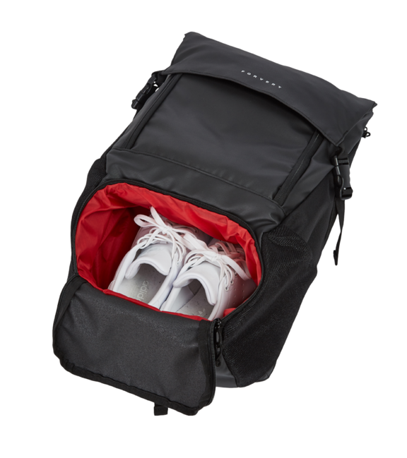 Forvert Linus Cross Rucksack 30L, schwarz/schwarz
