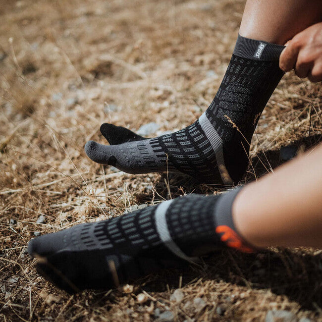 Sidas T-Free Trail socken, schwarz/grau