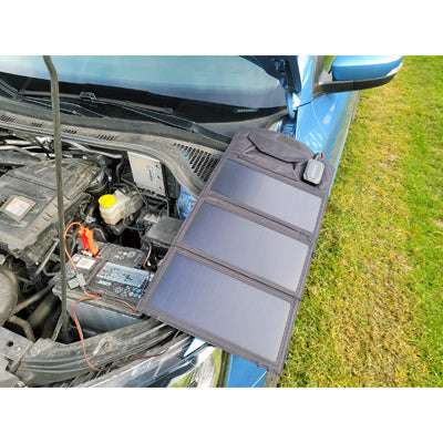 BasicNature Offroad Solar-Ladegerät 18 V / 21 W