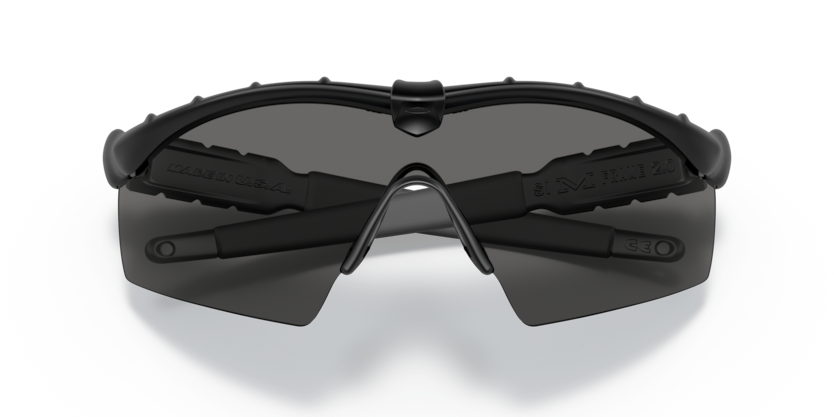 Oakley M Frame 2.0 ballistische brille mit grauer linse matt schwarz