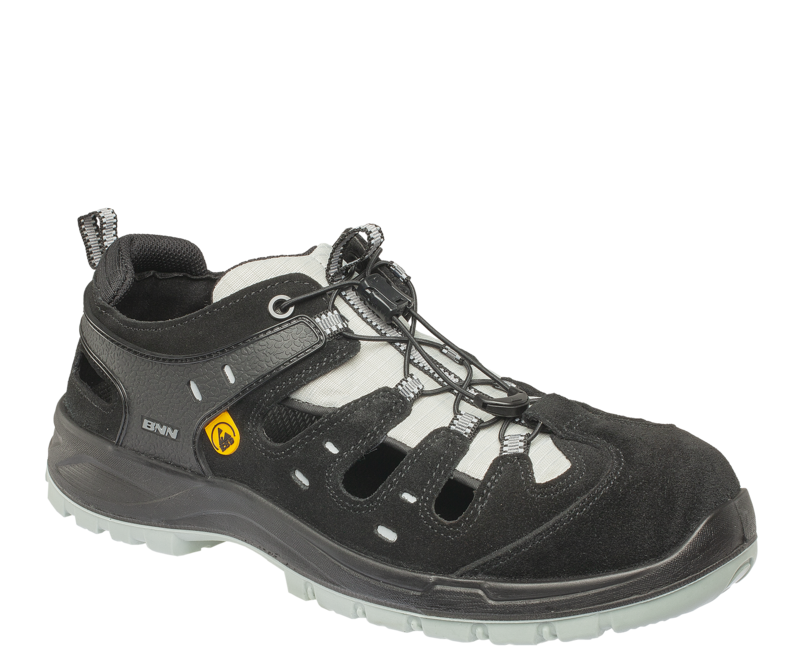 BENNON BOMBIS LITE Arbeitssandalen S1P ESD NM, grau