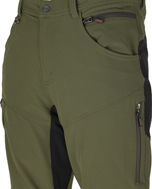 BENNON Outdoor- und pracovne Hose FOBOS, grün/schwarz