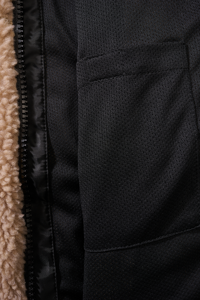 Brandit Teddyfleece detská bunda s kapucňou, camel