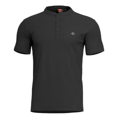 Pentagon T-Shirt Levantes Henley, schwarz