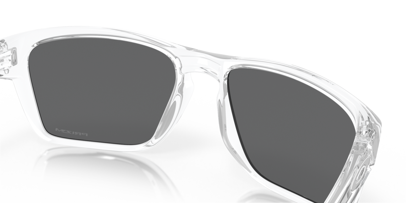 Oakley SYLAS sonnenbrille mit rahmen polished clear und mit dias prizm black 57