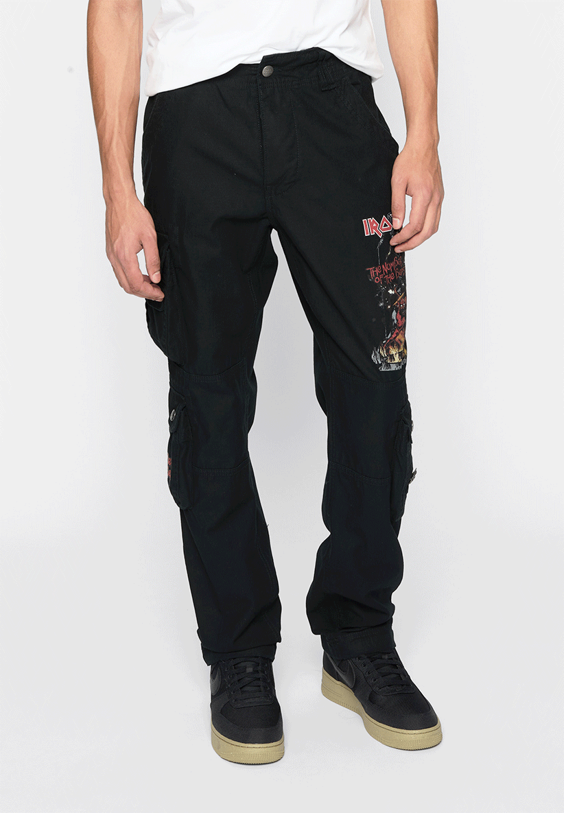 Brandit Iron Maiden Pure Slim nohavice, čierna