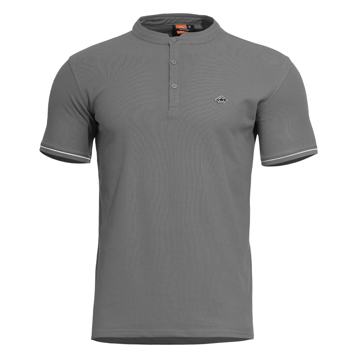 Pentagon Levantes Henley Stripes majica, siva