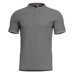 Pentagon T-Shirt Levantes Henley Stripes, grau
