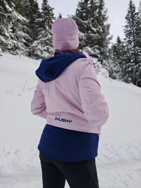 HUSKY Gambi damen Skijacke, rosa/blau