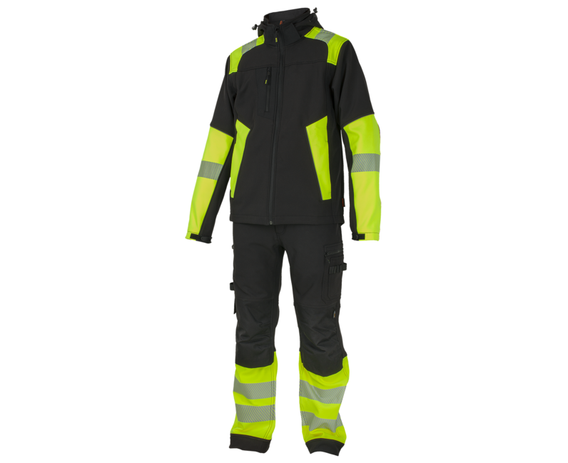 BENNON pracovna Jacke REFLECTOS, schwarz/gelb