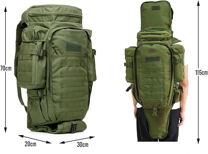 DRAGOWA Tactical Zenith 70L Backpack, FG