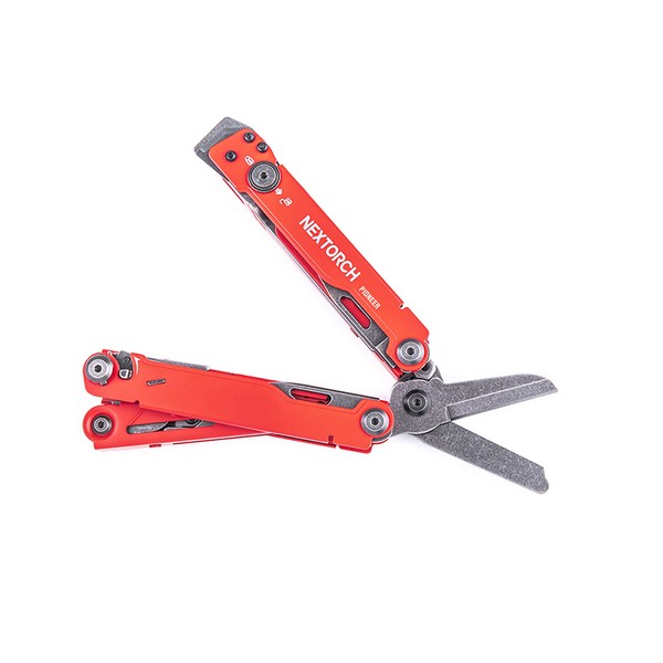 NexTorch® Pioneer MT20RE Multifunktionales Werkzeug rescue edition rot