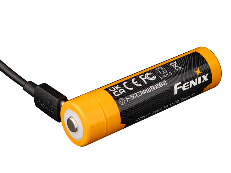 Fenix 18650 wiederaufladbare usb-c batterie 4000 mAh (Li-Ion)