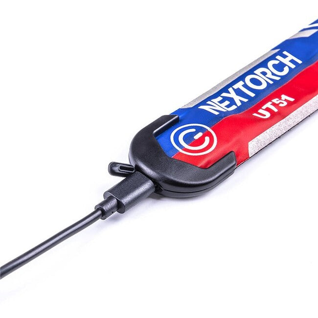 NexTorch® UT51 L blinkendes sicherheitsband rot-blau