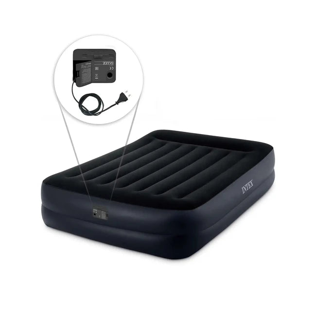InTex Königin Kissen Rest angehoben aufblasbare Bett