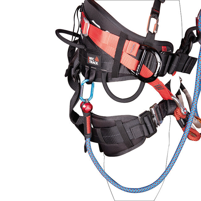 Camp Gyro Lanyard Single positionierungsgurt mit gyro-drehbügel und hilfsspannrolle + 2 × 2125 2 m
