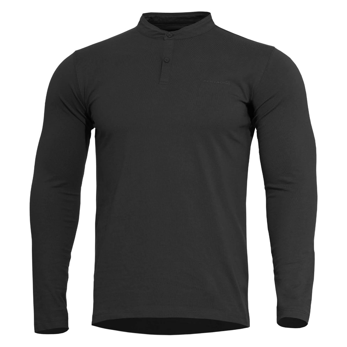 Pentagon Romeo Henley 2.0 majica z dolgimi rokavi, črna