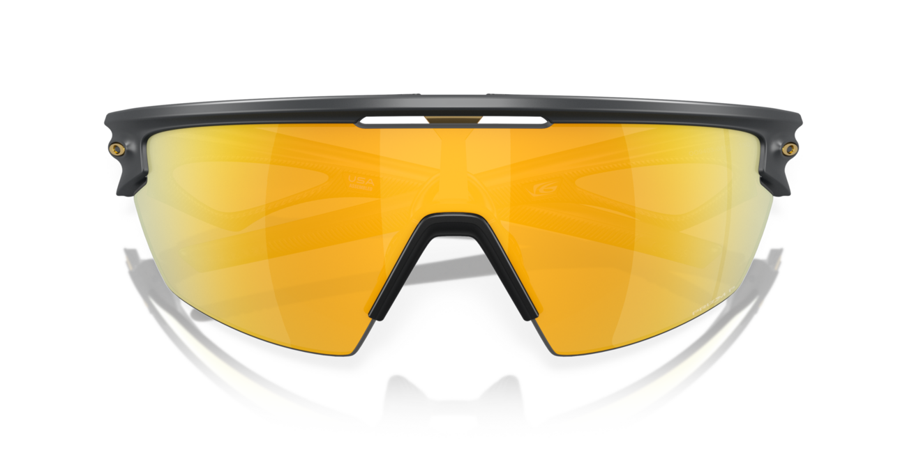 Oakley SPHAERA Sonnenbrille mit Rahmen Matte Carbon und mit Dias Prizm 24K Polarized 36
