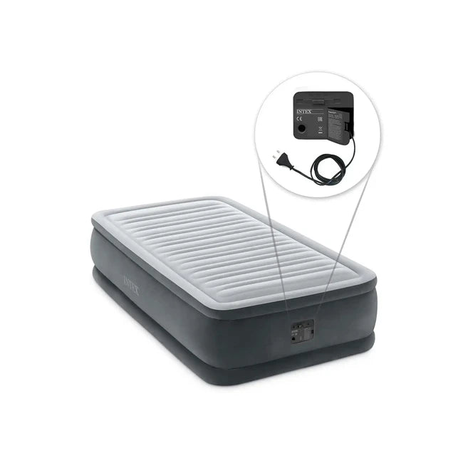 InTex Twin Komfort-Plüsch Aufblasbares Bett Erhöht