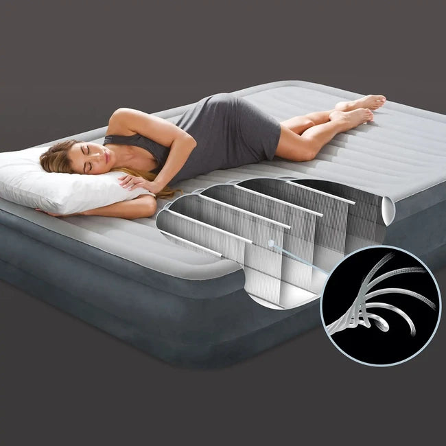 InTex Twin Komfort-Plüsch Aufblasbares Bett Erhöht