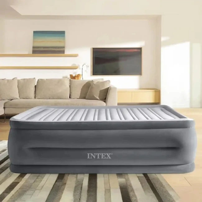 InTex Queen Komfort-Plüsch Aufblasbares Bett High-Rise