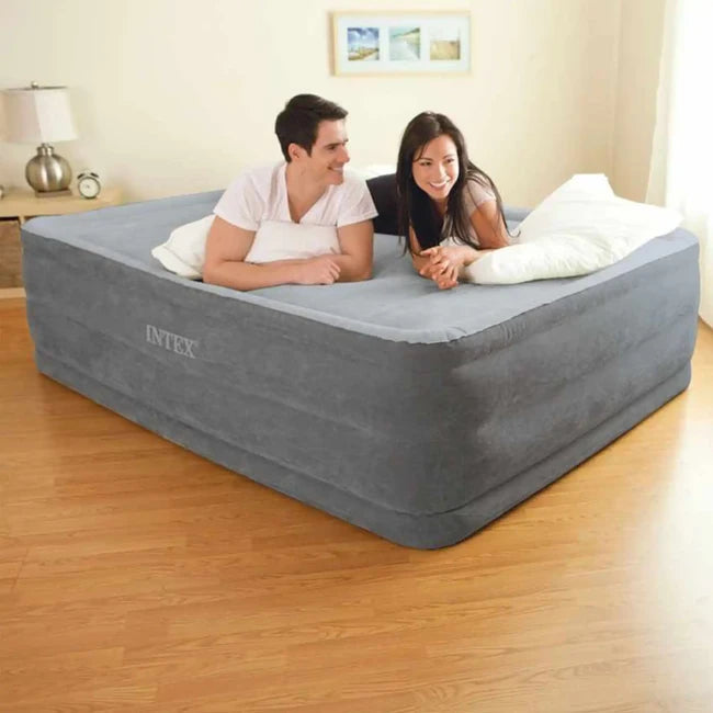InTex Queen Komfort-Plüsch Aufblasbares Bett High-Rise