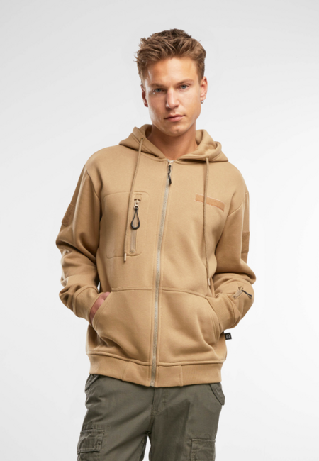Brandit herren Taktischer hoodie, camel