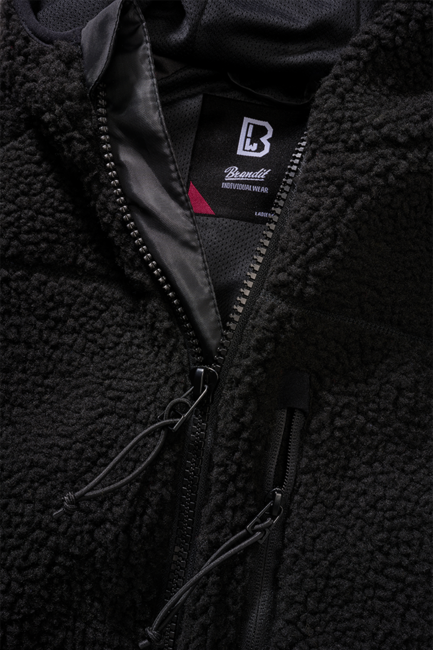 Brandit Teddy damen-Fleecejacke, schwarz