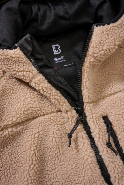 Brandit Teddy damen-Fleecejacke, camel