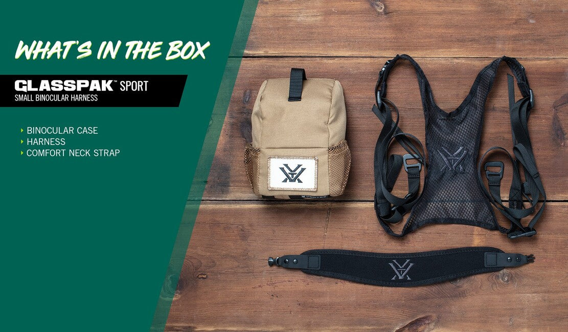 VorTex Optics GlassPak™ Sport Binocular Small Gurtzeug