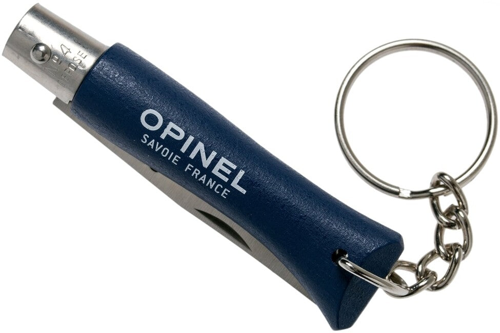 Opinel N°04 Klappmesser für Schlüssel dunkelblau