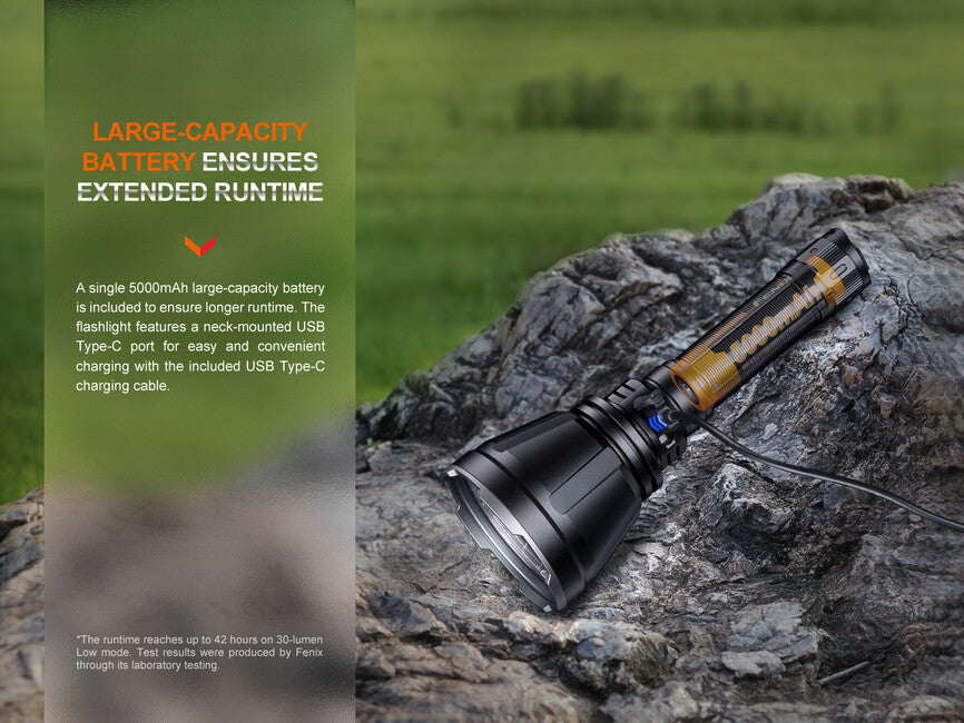 Fenix HT18R Jagdtaschenlampe, AER-05 Kabelschalter und ALG-18 Waffenmontagesatz