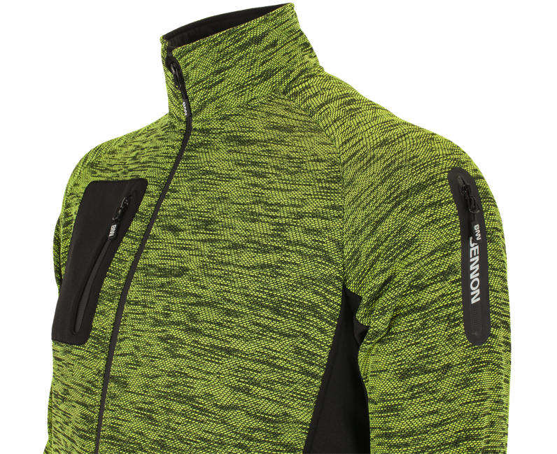BENNON Sweatshirt na zips ALTOS, gelb