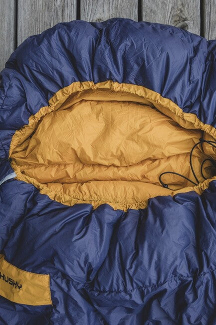 HUSKY Drafy daunen-winterschlafsack -20, blau/orange