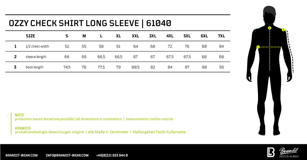 Brandit Ozzy langarmshirt, schwarzes anthrazit