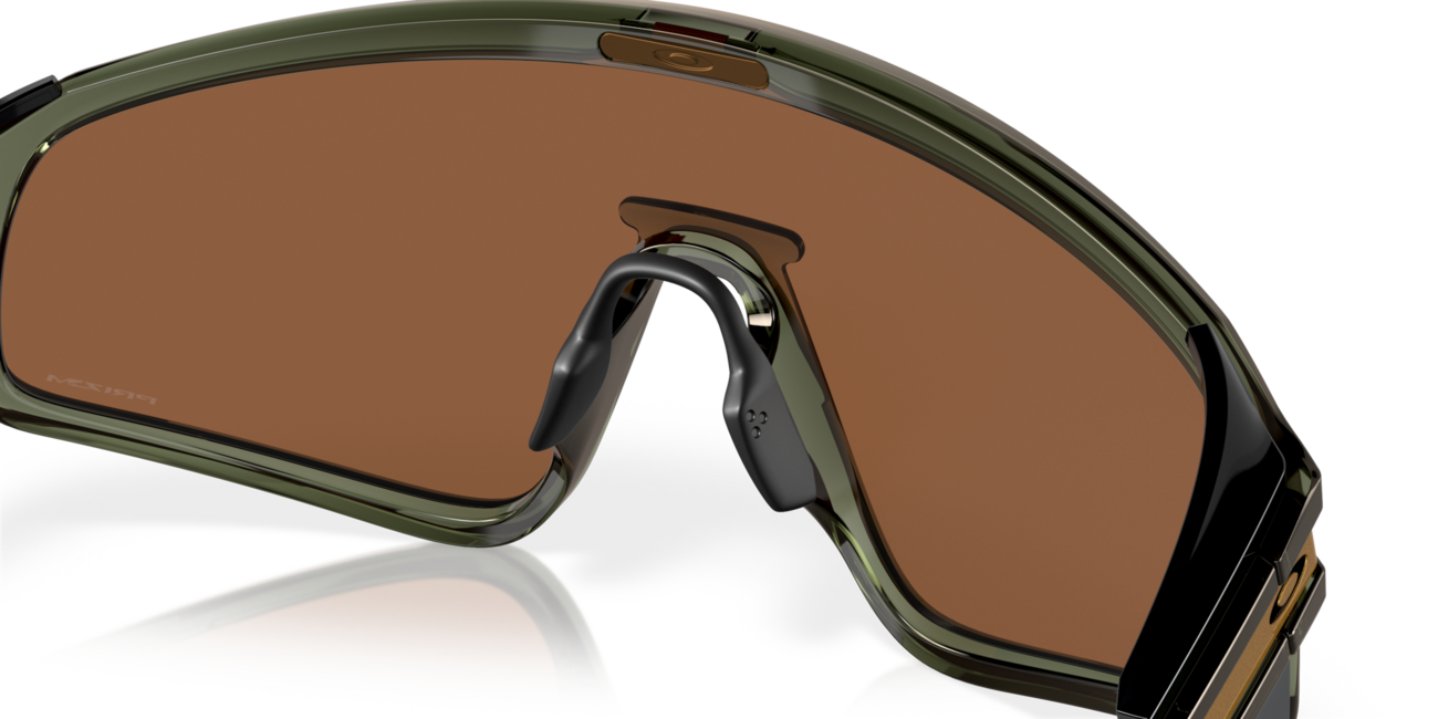 Oakley LATCH PANEL Sonnenbrille mit Rahmen Olive Ink und mit Dias Prizm Tungsten 35