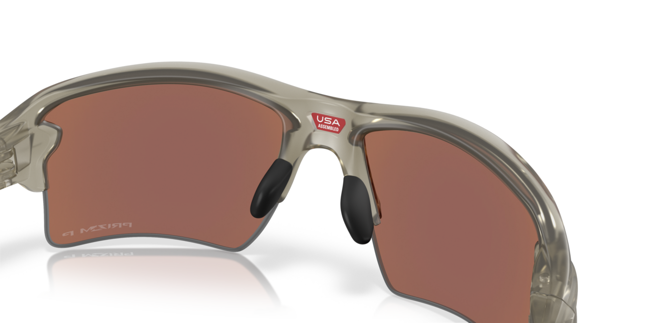 Oakley FLAK 2.0 XL Sonnenbrille mit Rahmen Matte Grey Ink und mit Dias Prizm Deep Water Polar 59, Metal