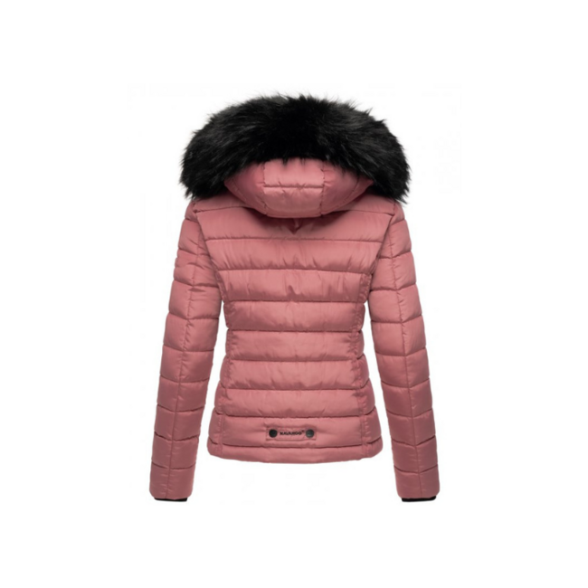Navahoo Miamor damen Winterjacke mit Kapuze, dunkelrosa