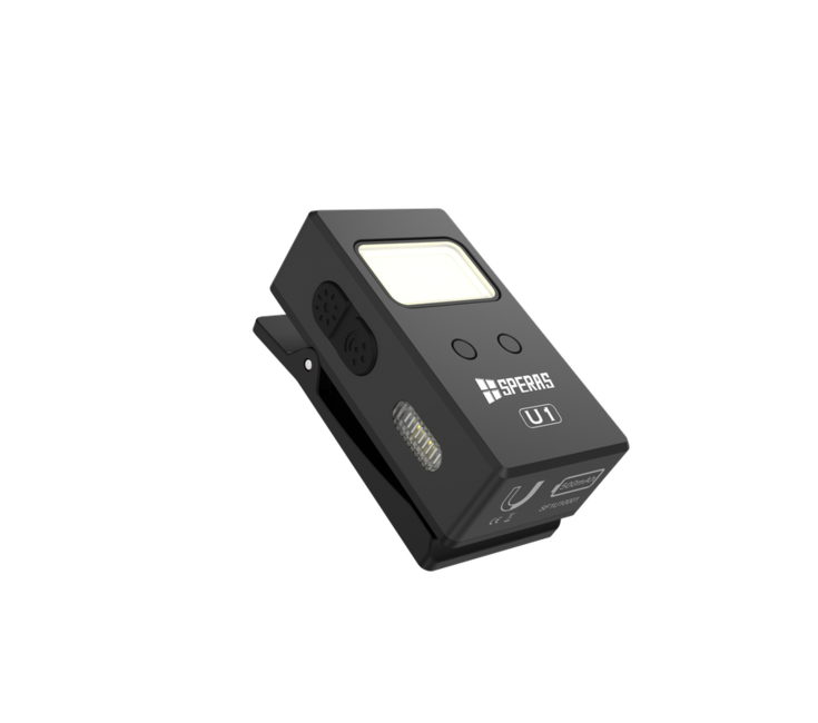 Speras U1 multifunctionale EDC taschenlampe mit clip schwarz