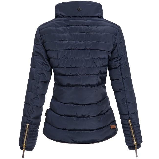Marikoo Amber damen-Winterjacke mit Kapuze, dunkelblau